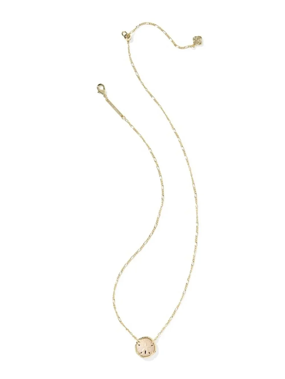 Kendra Scott x Sand Dollar Gold Short Pendant Necklace - Picture 3 of 5